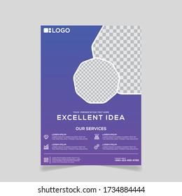 Creative business flyer Template, Interior Flyer Design , Business Poster and Brochure Cover Design