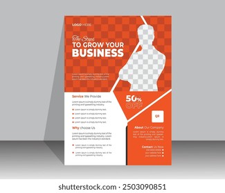 Creative Business  flyer template, modern flyer layout, flyer in A4, minimalist business flyer, A4 poster template, advertising poster design