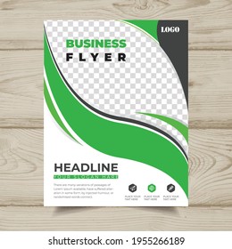 Creative Business Flyer Template Vector Editable and Print ready. Corporate Business Flyer poster pamphlet brochure cover design layout background, two colors scheme, vector template in A4 size