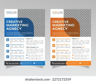 Creative Business Flyer Template Vector Editable and Print ready