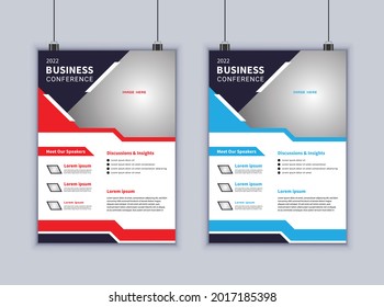 Plantilla de diseño vectorial de volante de negocios creativo. La disposición moderna. Diseño de folleto. Plantilla de póster. Resumen de folleto de negocios. Diseño moderno de volante.