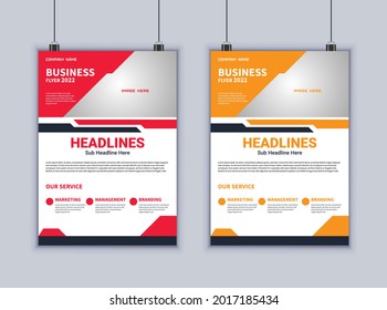 Creative business flyer vector design template. Modern layout. Brochure design. Poster template. Abstract Business flyer. Modern flyer design.