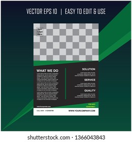 Creative Business Flyer Vector Template Easy To Edit And Print