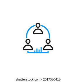 creative business group idea icon