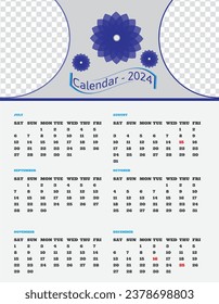 Creative Business Grow up Calendar Design Template