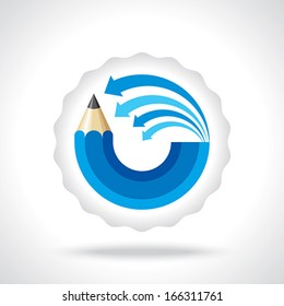 Creative business icon