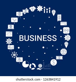 Creative Business icon Background