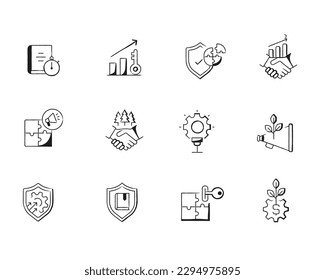 Creative Business Icons to Add a Unique Touch to Your Projects.	