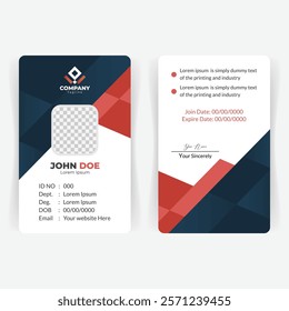 Creative Business ID Card Layout Design