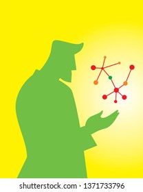 Creative business idea concept, innovation and solution, creative design, vector illustration
