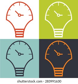 Creative business idea concept poster
