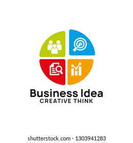 creative business idea logo design template