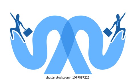 Creative business illustration