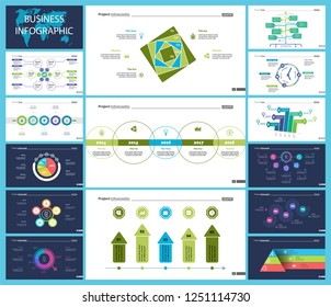 Creative business infographic design for analysis concept. Can be used for workflow layout, annual report, web design. Option chart, process chart, organizational graph, flowchart, pie chart