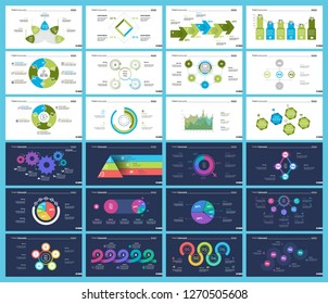 Creative business infographic design for analysis concept. Can be used for workflow layout, annual report, web design. Option chart, process chart, organizational graph, flowchart, pie chart