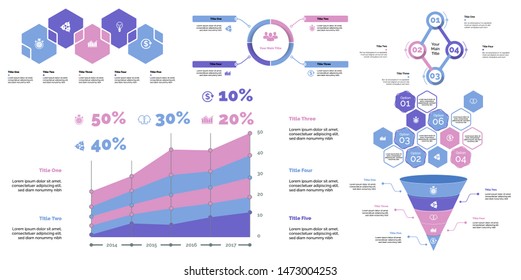 Creative business infographic design for analysis concept. Can be used for workflow layout, annual report, web design. Option chart, process chart, organizational graph, flowchart, pie chart