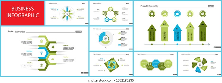 Creative business infographic design for development concept. Can be used for workflow layout, annual report, web design. Process chart, option chart, flowchart, donut chart, organizational graph