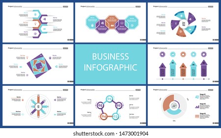 Creative business infographic design for development concept. Can be used for workflow layout, annual report, web design. Process chart, option chart, flowchart, donut chart, organizational graph