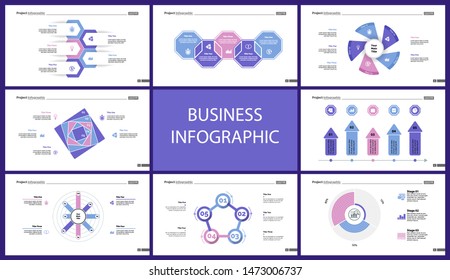 Creative business infographic design for development concept. Can be used for workflow layout, annual report, web design. Process chart, option chart, flowchart, donut chart, organizational graph