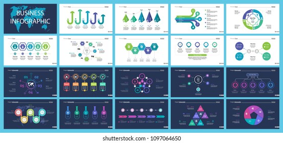 Creative business infographic design for project management concept