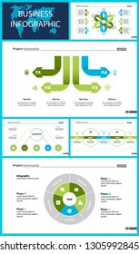 Creative business infographic design for project management concept. Can be used for business project, annual report, web design. Option chart, process chart, timeline, flowchart