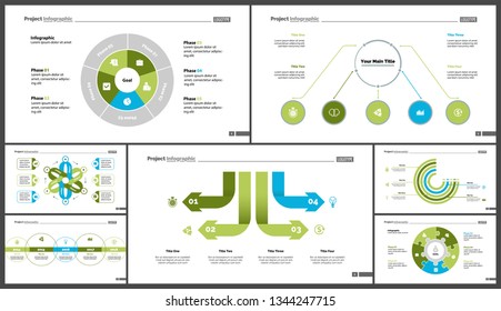 Creative business infographic design for project management concept. Can be used for business project, annual report, web design. Option chart, process chart, timeline, flowchart