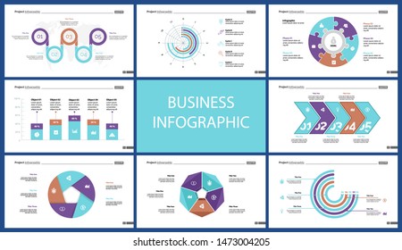 Creative business infographic design for project management concept. Can be used for business project, annual report, web design. Option chart, process chart, timeline, flowchart