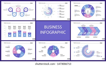 Creative business infographic design for project management concept. Can be used for business project, annual report, web design. Option chart, process chart, timeline, flowchart