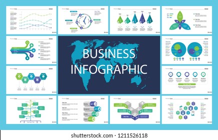 Creative business infographic design for startup concept. Can be used for business project, annual report, web design. Option chart, process chart, organizational chart, donut diagram, flowchart