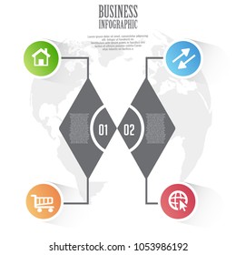 Creative Business Infographic Element with creative design illustration.