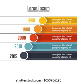 Creative Business Infographic Element with creative design illustration.