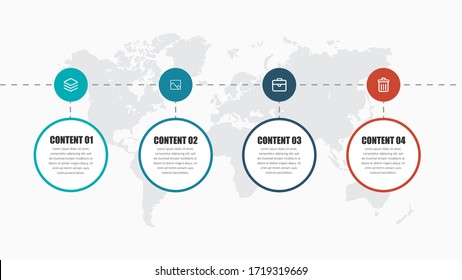 Premium-Vektorgrafik für kreative Business-Infografiken