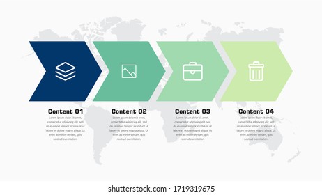 Vector Premium de elemento informativo de empresa creativa