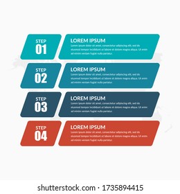 Creative Business Infographic Element Premium Vector with Icon and Number