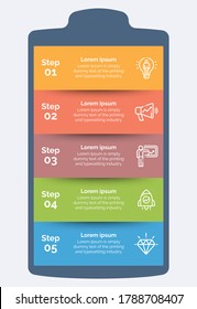 Creative Business Infographic Element Premium Vector With Icon