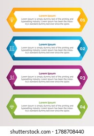 Creative Business Infographic Element Premium Vector With Icon And Number