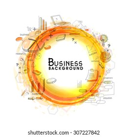 Creative business infographic elements set.