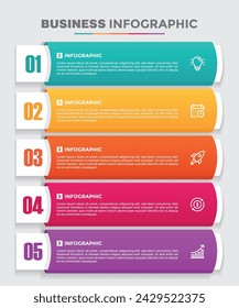 Vorlage für Creative Business-Infografik