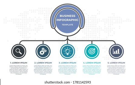creative business infographic template design