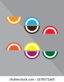 Diseño de vectores de información empresarial creativo