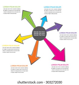 creative business info-graphics design vector