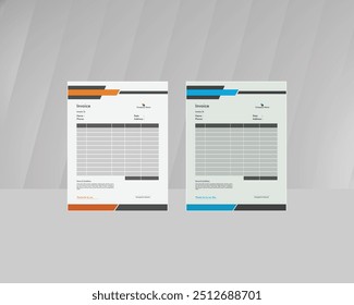 Creative Business Invoice design template