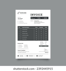 Creative Business Invoice Template 2024 