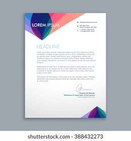 creative business letterhead