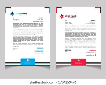 plantilla de diseño de membrete de negocios creativos