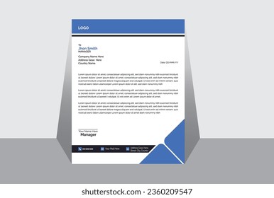 Diseño de plantilla de diseño de membrete comercial creativa