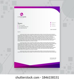 Diseño de plantillas de membrete para empresas creativas