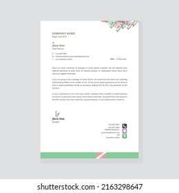 Creative Business Letterhead Template Free Psd