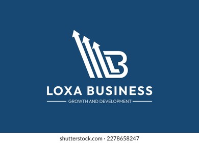 Logo für kreative Unternehmen, Wachstum und Entwicklung des Vektorlogos für Unternehmen