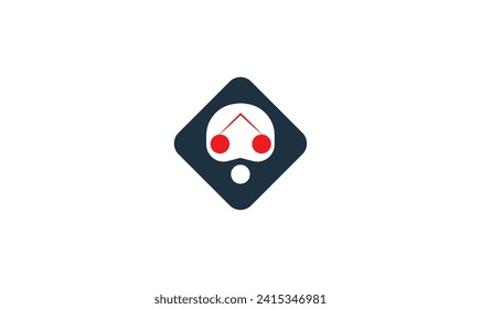 diseño de icono de logotipo de negocios creativos con zorro
